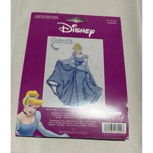 Disney Cinderella Counted Cross Stitch Kit – Janlynn #1134-40 – 5” x 7” Complete